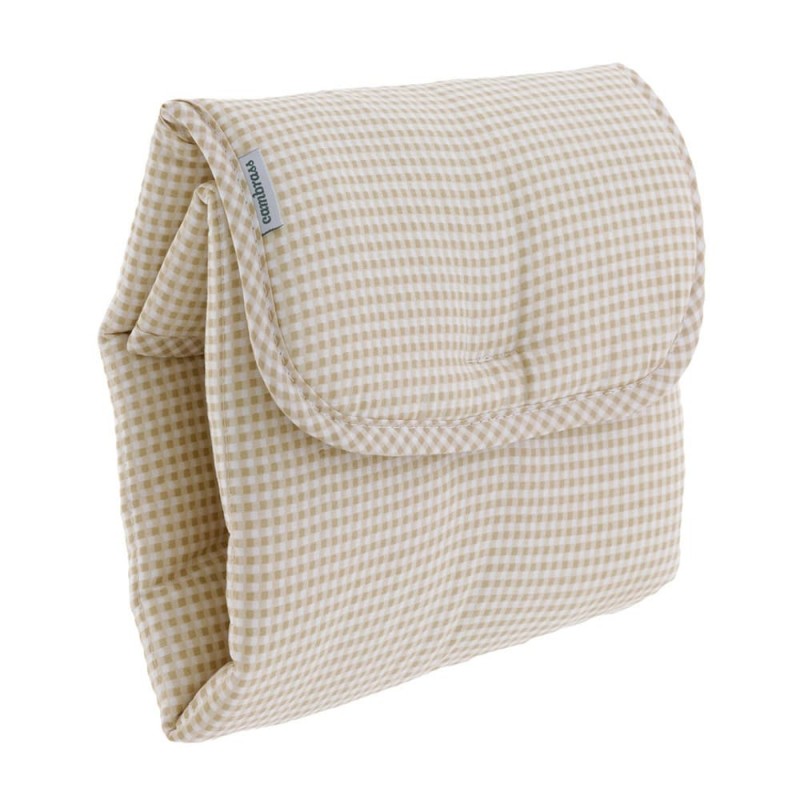 Cambiador viaje Vichy10 Beige