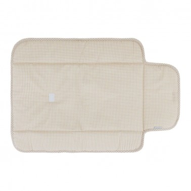 Cambiador viaje Vichy10 Beige