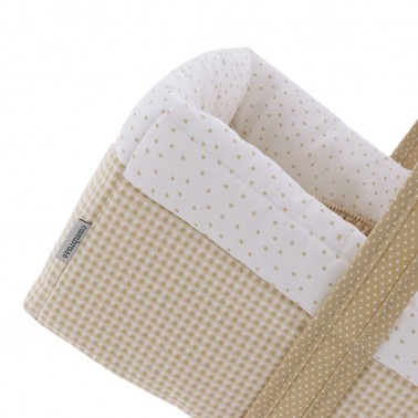 Cesta aseo Vichy10 Beige