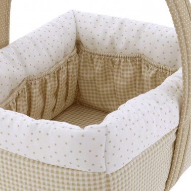 Cesta aseo Vichy10 Beige