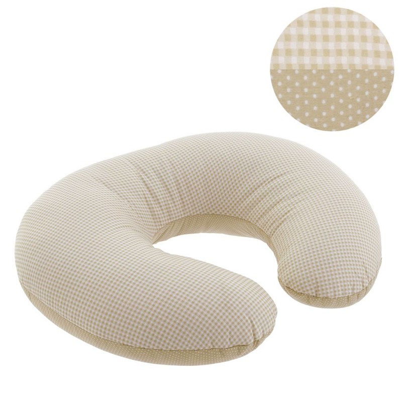 Cojin de lactancia Vichy10 Beige