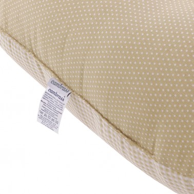 Cojin de lactancia Vichy10 Beige
