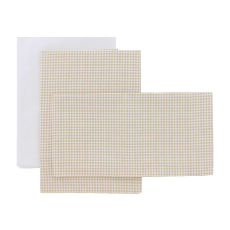 Sabanas Vichy10 Beige