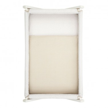 Saco minicuna Vichy10 Beige