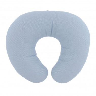 Cojin de lactancia Vichy10 Celeste