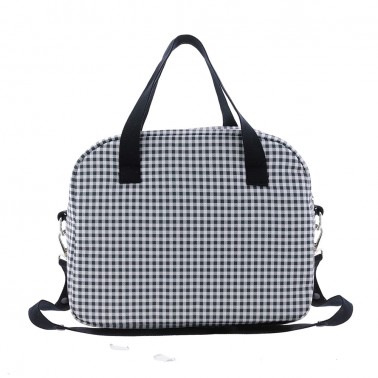 Bolso maternal Prome Vichy Negro
