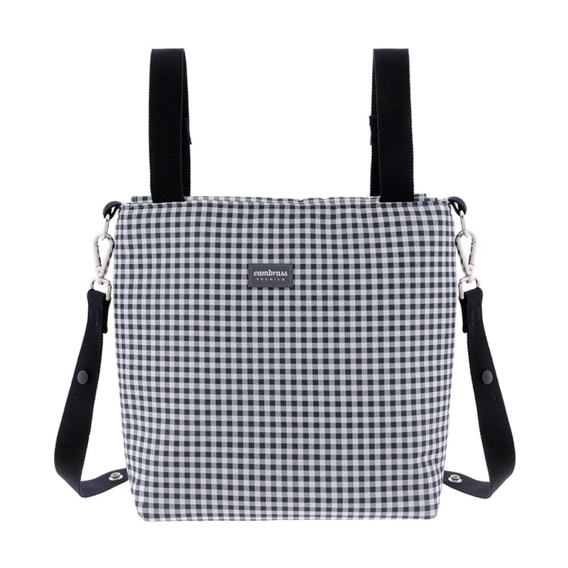 Bolso talega Vichy Negro