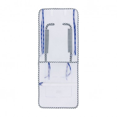 Colchoneta silla Universal Vichy Negro