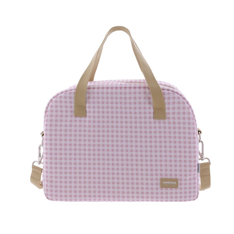 Bolso maternal Prome Vichy Rosa