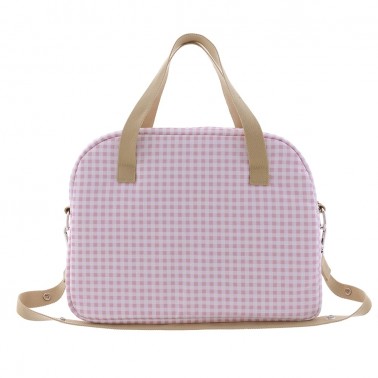 Bolso maternal Prome Vichy Rosa
