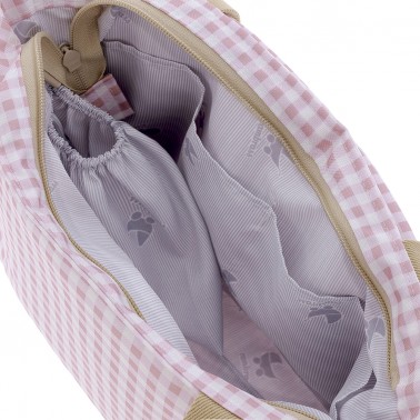 Bolso organizador Vichy Rosa