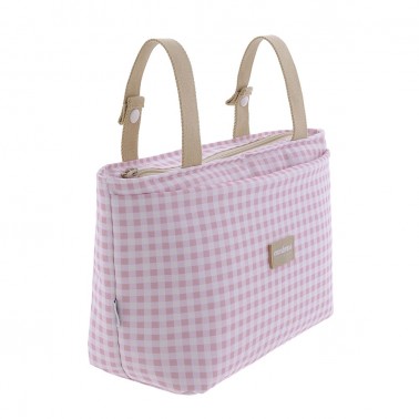 Bolso organizador Vichy Rosa