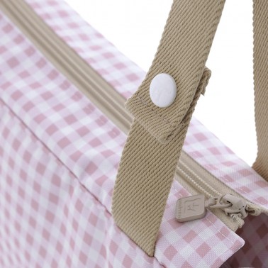 Bolso talega Vichy Rosa