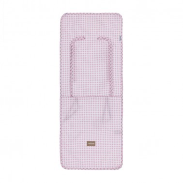 Colchoneta silla Universal Vichy Rosa