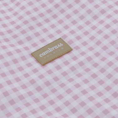 Colchoneta silla Universal Vichy Rosa