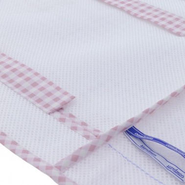 Colchoneta silla Universal Vichy Rosa