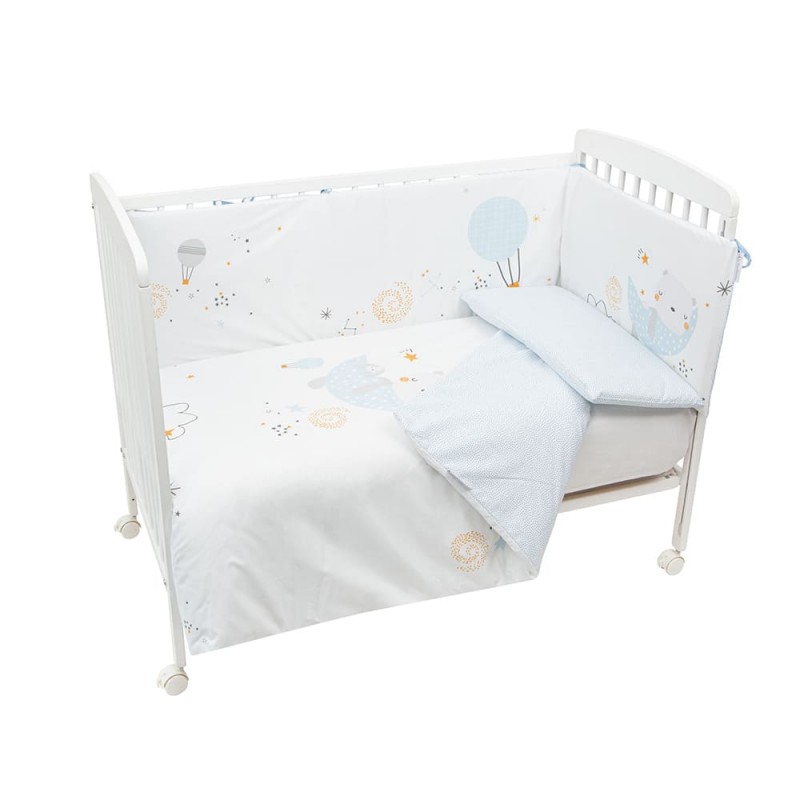 Pack funda nordica y protector cuna 70 Volare Azul