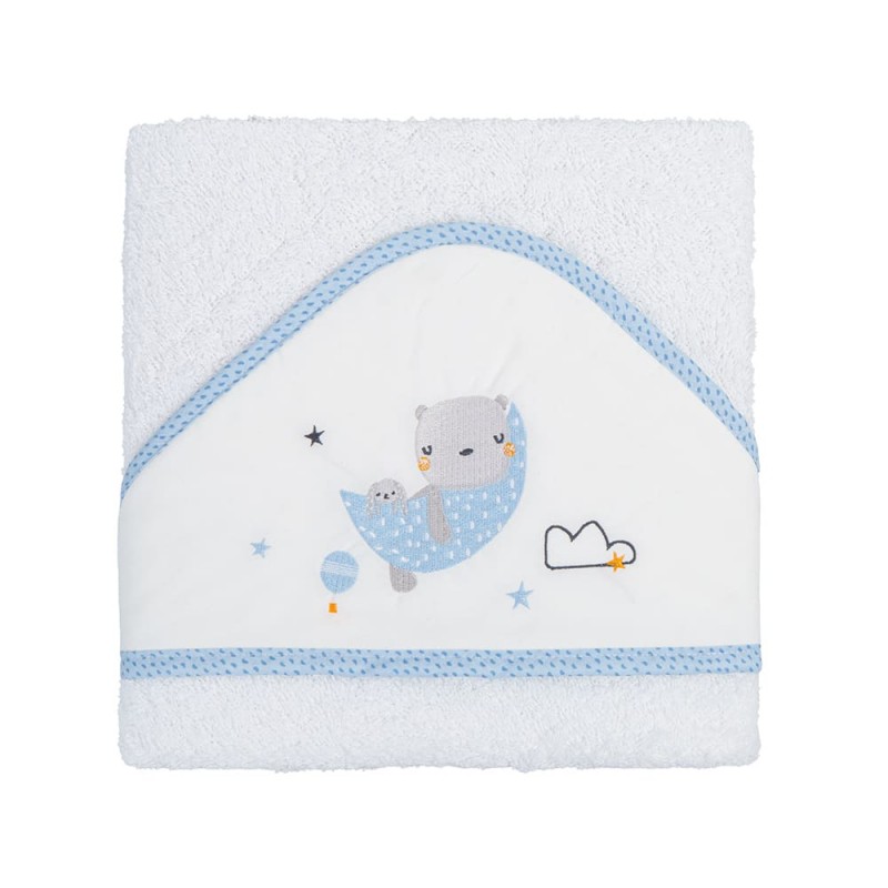 Maxicapa blanca Volare Azul