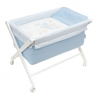 Minicuna tijera Volare Azul