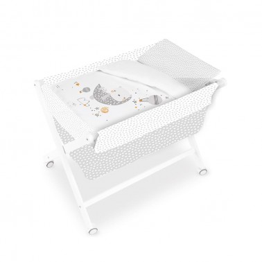 Minicuna tijera Volare Gris