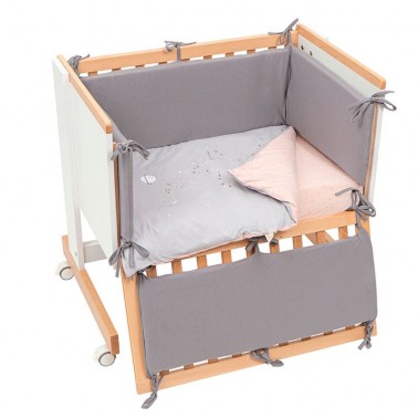 Minicuna colecho Planet Rosa