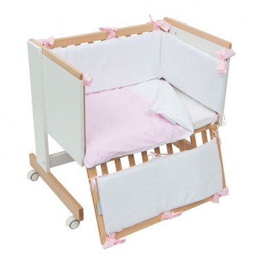 Minicuna colecho Venecia Rosa