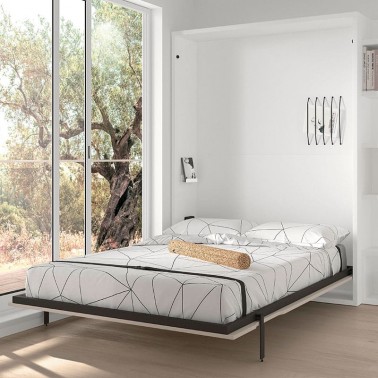 Cama abatible vertical sin altillo