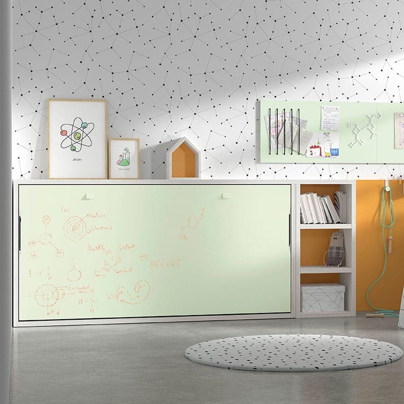 Cama abatible horizontal simple