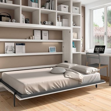 Cama abatible horizontal simple