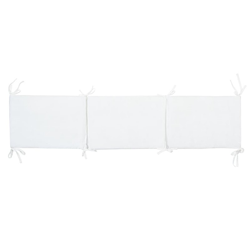 Protector cuna blanco Zebra