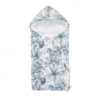 Saco arrullo con capucha Zebra