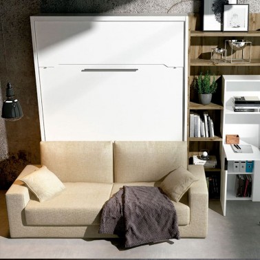 Cama abatible Vertical con sofa Baly