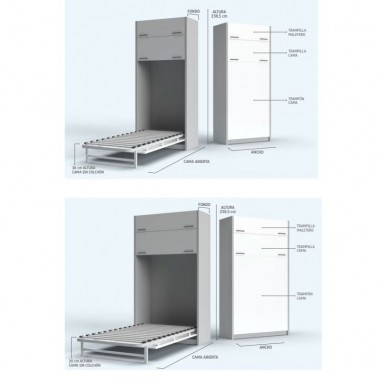 Cama abatible Vertical Limited