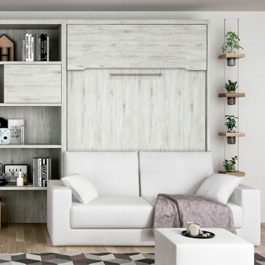 Cama abatible Vertical con sofa Baly