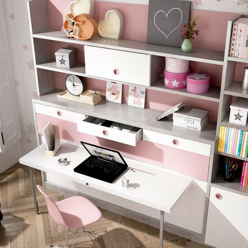 Cama abatible Horizontal G-Line con Libreria
