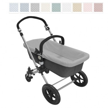 Funda capazo Pique Rombos Uzturre