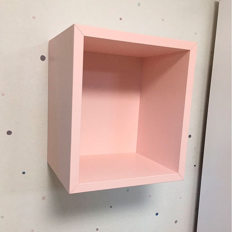 Estante cubo rosa