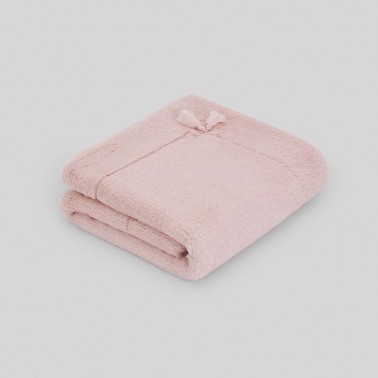 Manta pelo y tela Pois