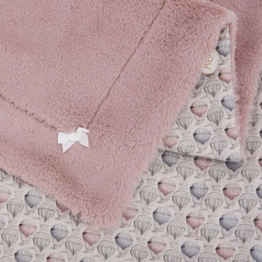 Manta pelo y tela Balons