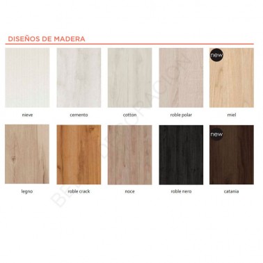 Comoda dos cajones dos puertas