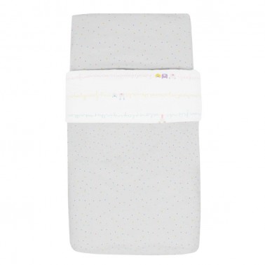 funda nordica cuna letras de petit praia