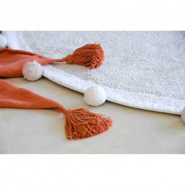 Alfombra lavable Bubbly Gris claro