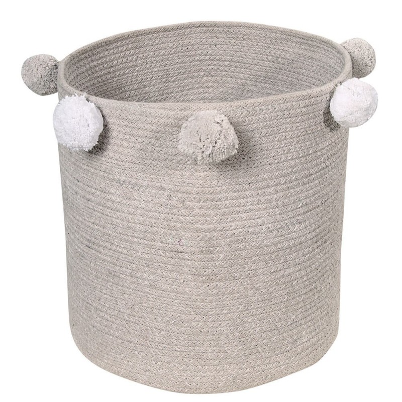 cesta de almacenaje bubbly gris lorena canals