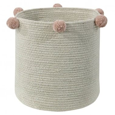 cesta de almacenaje bubbly natural nude lorena canals