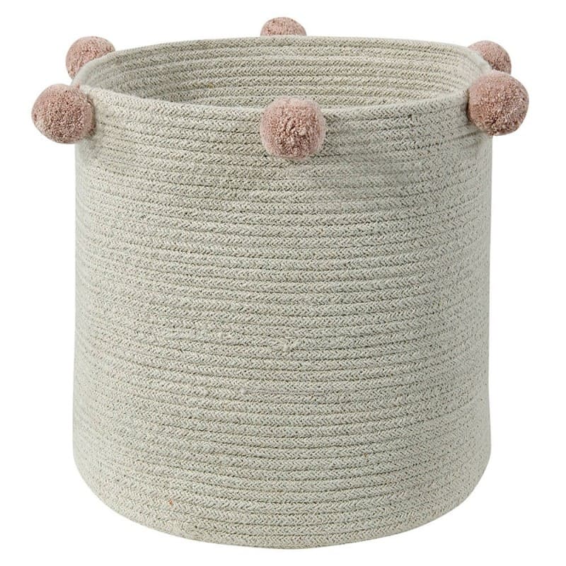 cesta de almacenaje bubbly natural nude lorena canals