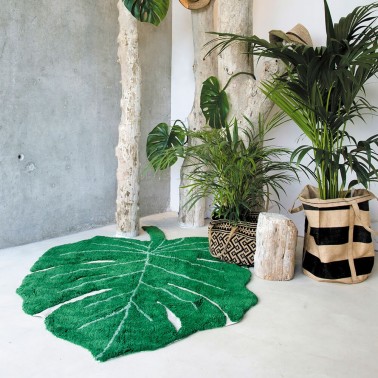 Alfombra lavable Monstera Leaf