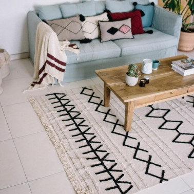Alfombra Lavable Bereber Canvas Lorena Canals